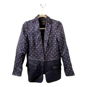 CLUB MONACO Silk dual pattern blazer Size 2